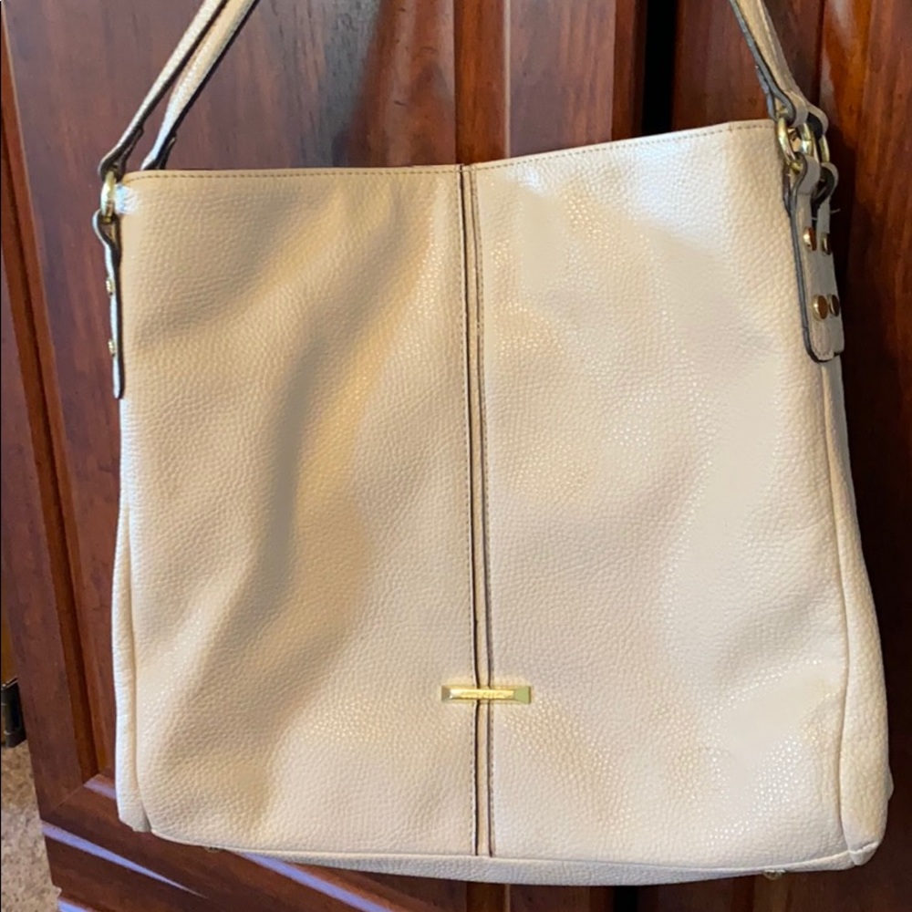 Anne Klein Shoulder Bag. Polka Dot inside.